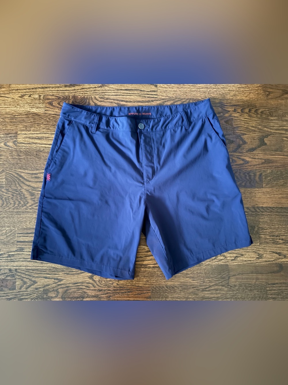 RHONE Men's Hybrid Shorts in Navy Blue